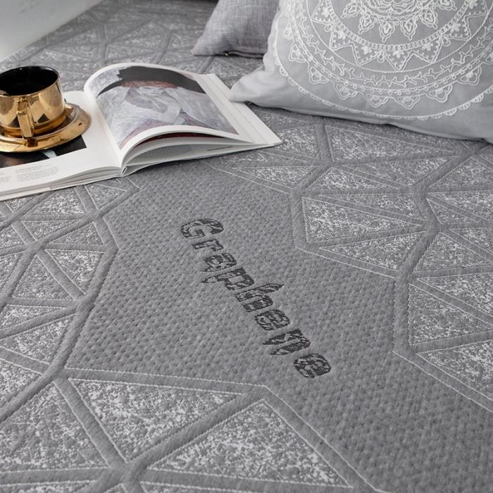 91家纺网 家纺一手货源 找家纺 小米笠 石墨烯空气层夹棉防水床笠 石墨烯经典款