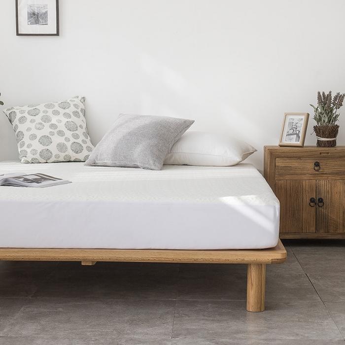 91家纺网 家纺一手货源 找家纺 小米笠 竹纤维空气层夹棉防水床笠 竹纤维雕花款