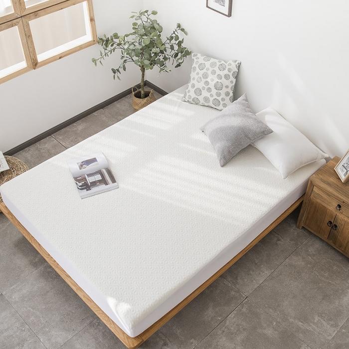 91家纺网 家纺一手货源 找家纺 小米笠 竹纤维空气层夹棉防水床笠 竹纤维雕花款