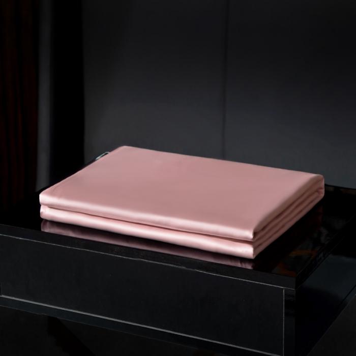 91家纺网 家纺一手货源 找家纺 绵庭家纺 2020新款素色长绒棉单品被套 藕粉