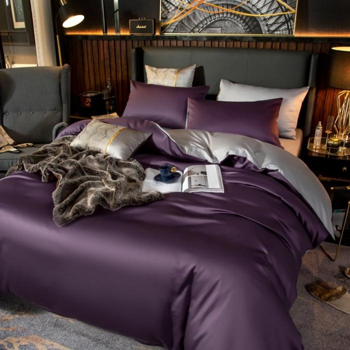 91家纺网 家纺一手货源 找家纺 （总）绵庭家纺 2020新款长绒棉双拼四件套