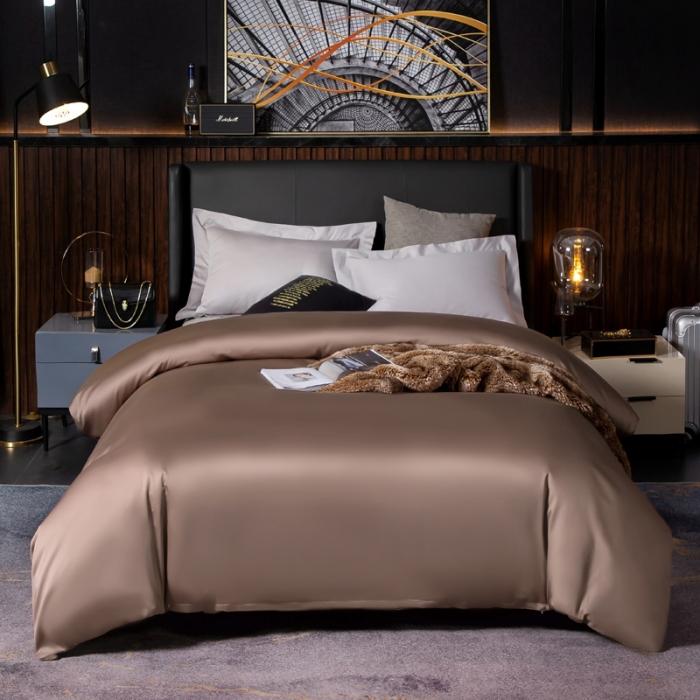 91家纺网 家纺一手货源 找家纺 绵庭家纺 2020新款素色长绒棉单品被套 帛咖