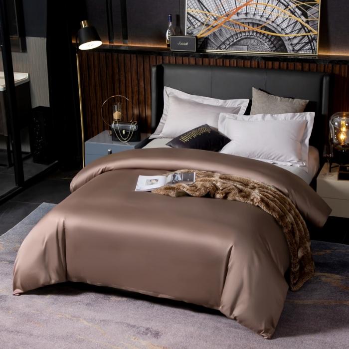 91家纺网 家纺一手货源 找家纺 绵庭家纺 2020新款素色长绒棉单品被套 帛咖