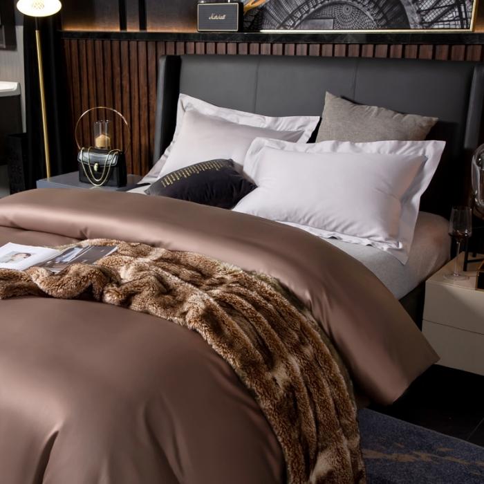 91家纺网 家纺一手货源 找家纺 绵庭家纺 2020新款素色长绒棉单品被套 帛咖