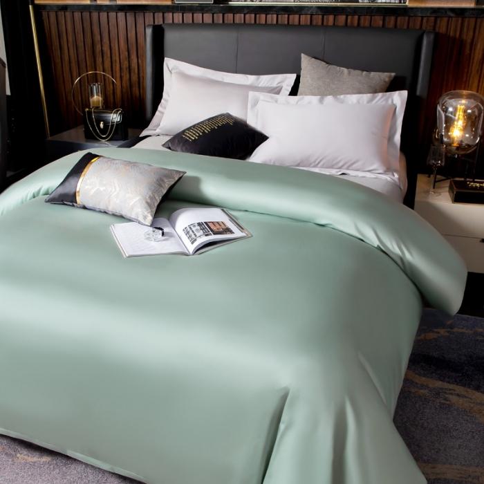 91家纺网 家纺一手货源 找家纺 绵庭家纺 2020新款素色长绒棉单品被套 梵星兰