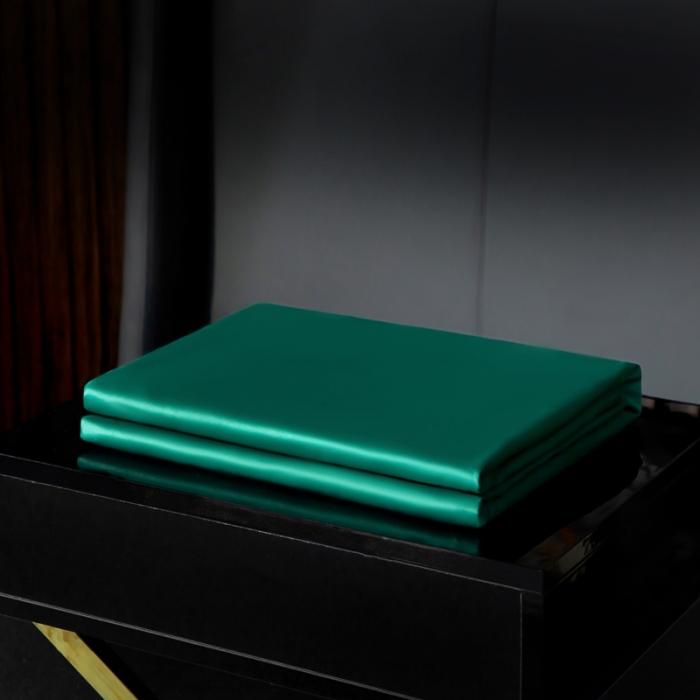 91家纺网 家纺一手货源 找家纺 绵庭家纺 2020新款素色长绒棉单品被套 墨绿