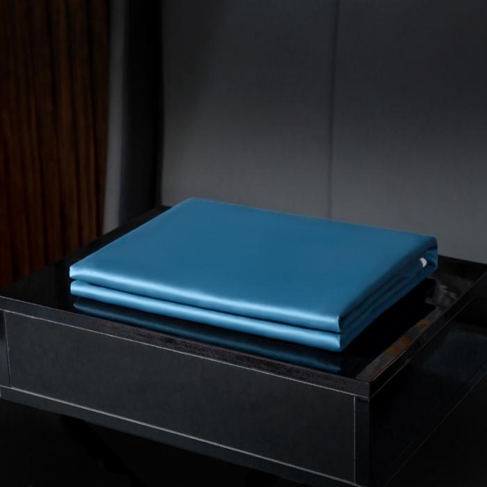 91家纺网 家纺一手货源 找家纺 绵庭家纺 2020新款素色长绒棉单品被套 月光兰