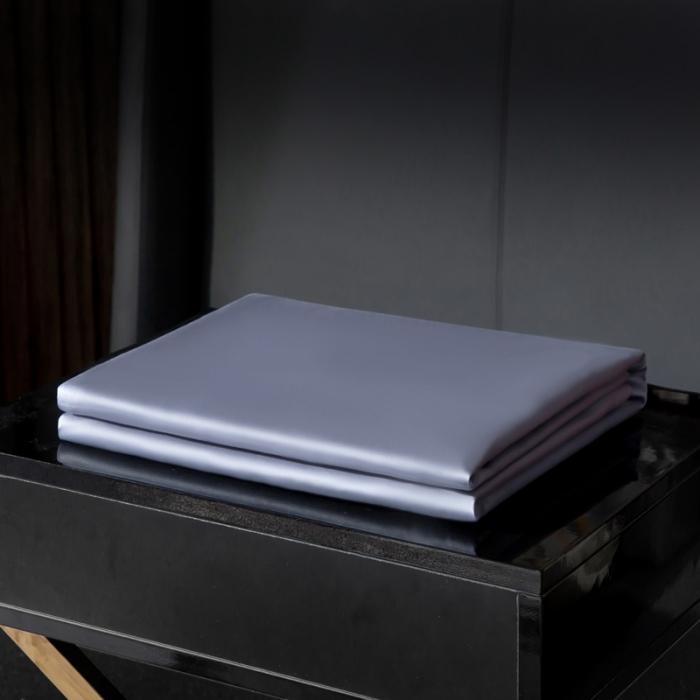 91家纺网 家纺一手货源 找家纺 绵庭家纺 2020新款素色长绒棉单品被套 紫灰