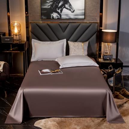 绵庭家纺 2020新款素色长绒棉单品床单 帛咖