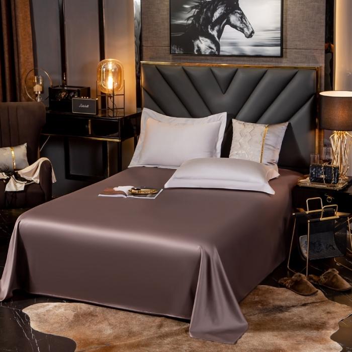 91家纺网 家纺一手货源 找家纺 绵庭家纺 2020新款素色长绒棉单品床单 帛咖