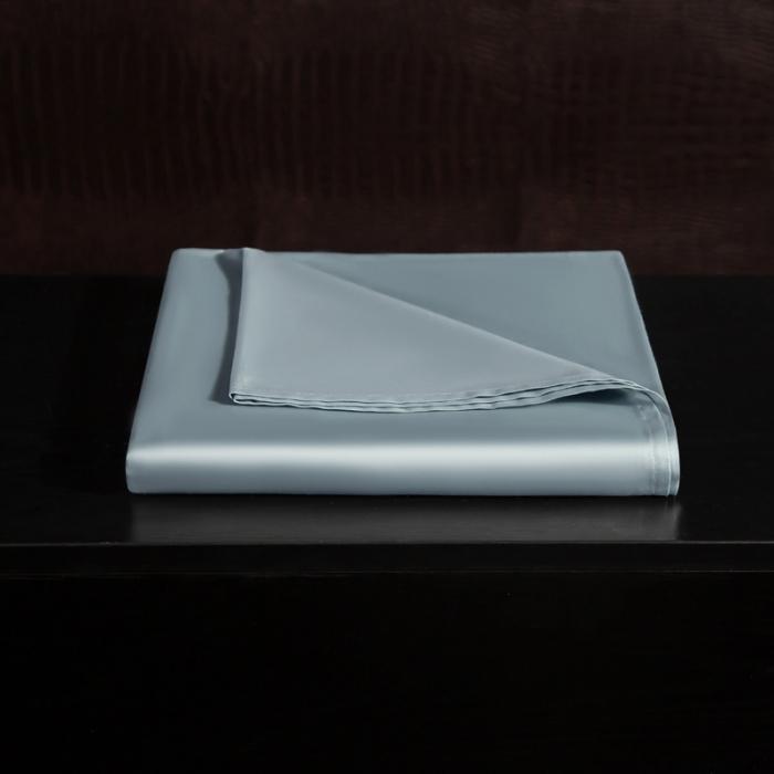 91家纺网 家纺一手货源 找家纺 绵庭家纺 2020新款素色长绒棉单品床单 梵星蓝