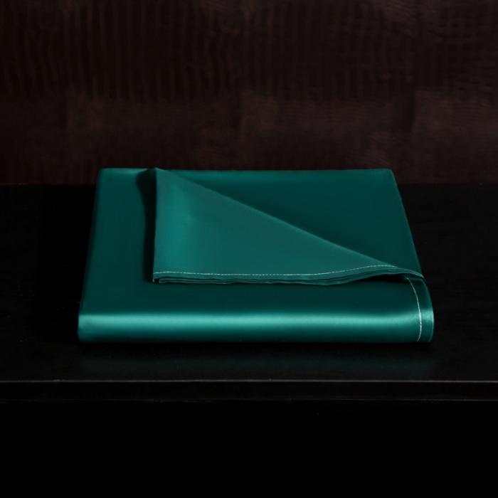 91家纺网 家纺一手货源 找家纺 绵庭家纺 2020新款素色长绒棉单品床单 墨绿