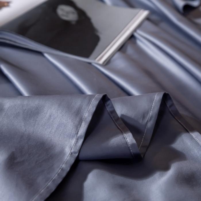 91家纺网 家纺一手货源 找家纺 绵庭家纺 2020新款素色长绒棉单品床单 紫灰