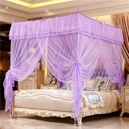 91家纺网 家纺一手货源 找家纺 海虹蚊帐 新款8801款落地式蚊帐 紫色
