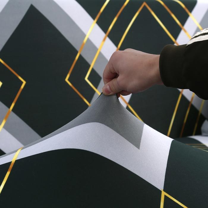 91家纺网 家纺一手货源 找家纺 兴妮雅家纺 2020新款贵妃风格沙发套 潮流菱格