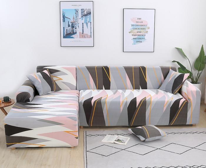 91家纺网 家纺一手货源 找家纺 兴妮雅家纺 2020新款贵妃风格沙发套 经典波纹