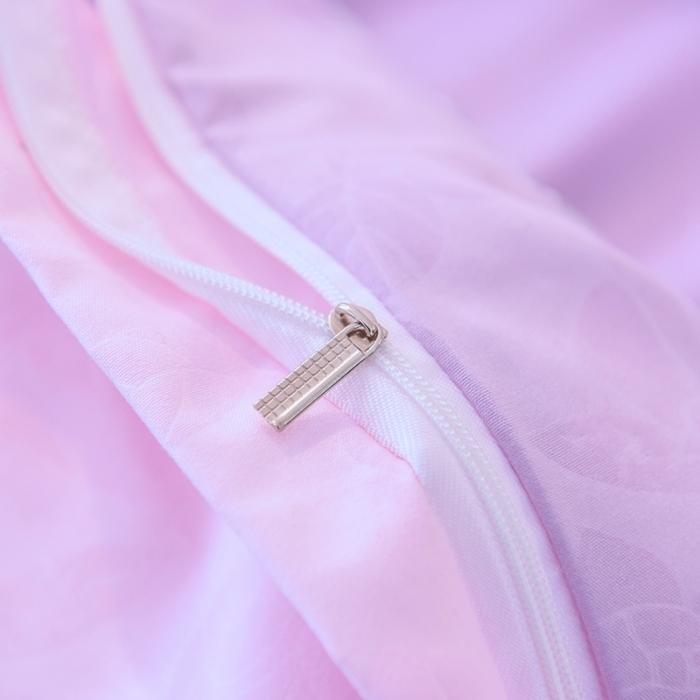 91家纺网 家纺一手货源 找家纺 绒世界 2021新品玫瑰秘密系列四件套床裙款玫瑰秘密-紫粉