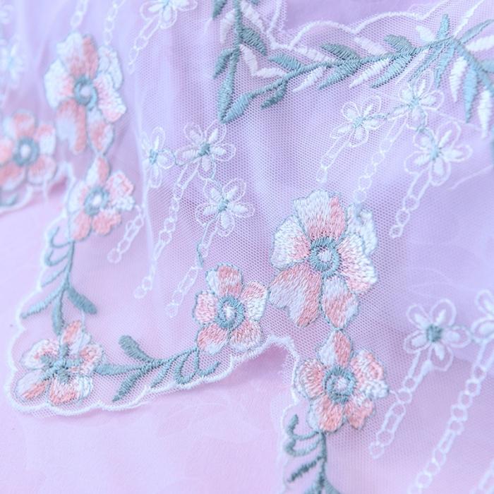 91家纺网 家纺一手货源 找家纺 绒世界 2021新品玫瑰秘密系列四件套床裙款玫瑰秘密-紫粉