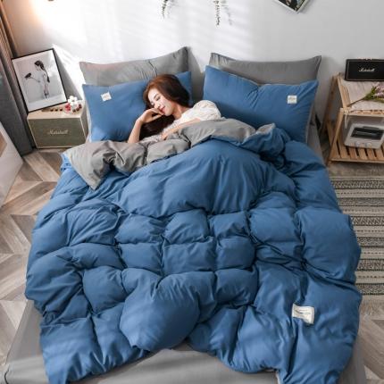 91家纺网 家纺一手货源 找家纺 （总）花伞家居 加厚磨毛贴边四件套