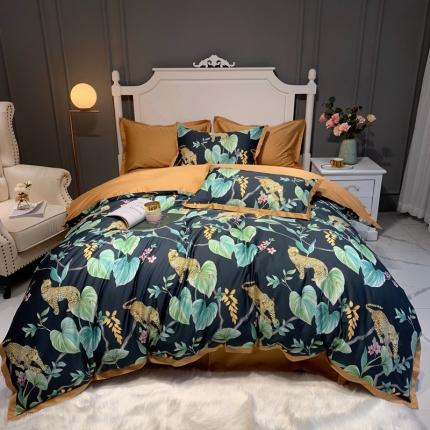 91家纺网 家纺一手货源 找家纺 （总）太古汇 2020新款60长绒棉印花四件套