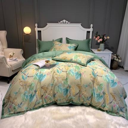 91家纺网 家纺一手货源 找家纺 （总）太古汇 2020新款60长绒棉印花四件套