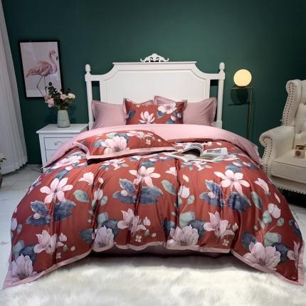 91家纺网 家纺一手货源 找家纺 （总）太古汇 2020新款60长绒棉印花四件套