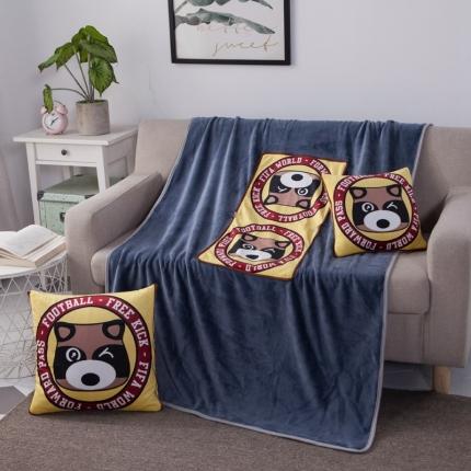 91家纺网 家纺一手货源 找家纺 （总）宝马家纺 2022宝宝绒欧式抱枕毯