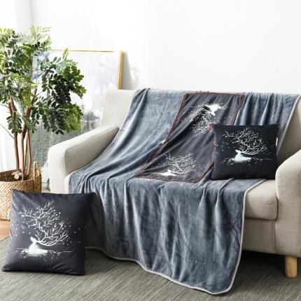 91家纺网 家纺一手货源 找家纺 （总）宝马家纺 2022宝宝绒欧式抱枕毯