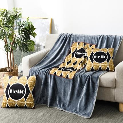 91家纺网 家纺一手货源 找家纺 （总）宝马家纺 2022宝宝绒欧式抱枕毯