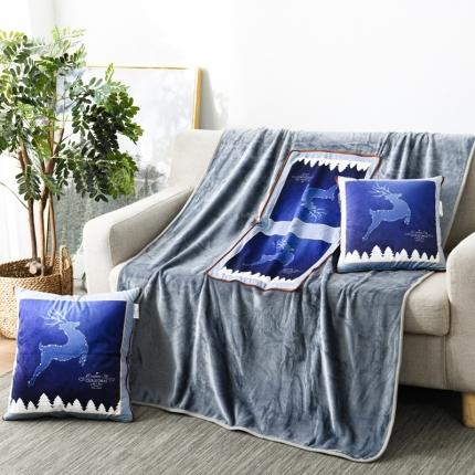 91家纺网 家纺一手货源 找家纺 （总）宝马家纺 2022宝宝绒欧式抱枕毯