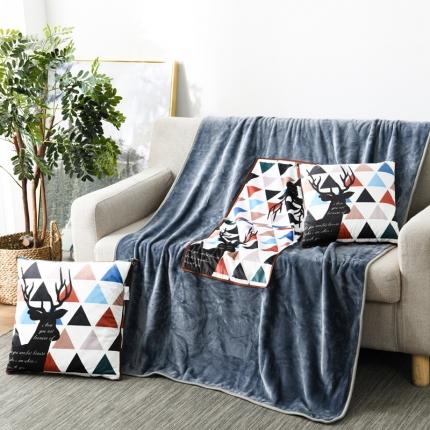 91家纺网 家纺一手货源 找家纺 （总）宝马家纺 2022宝宝绒欧式抱枕毯