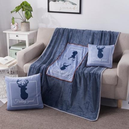 91家纺网 家纺一手货源 找家纺 （总）宝马家纺 2022宝宝绒欧式抱枕毯