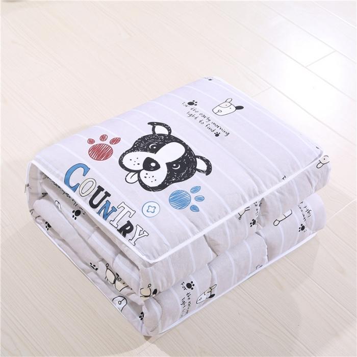 91家纺网 家纺一手货源 找家纺 宝马家纺 2022年精梳棉抱枕被 狗狗联盟