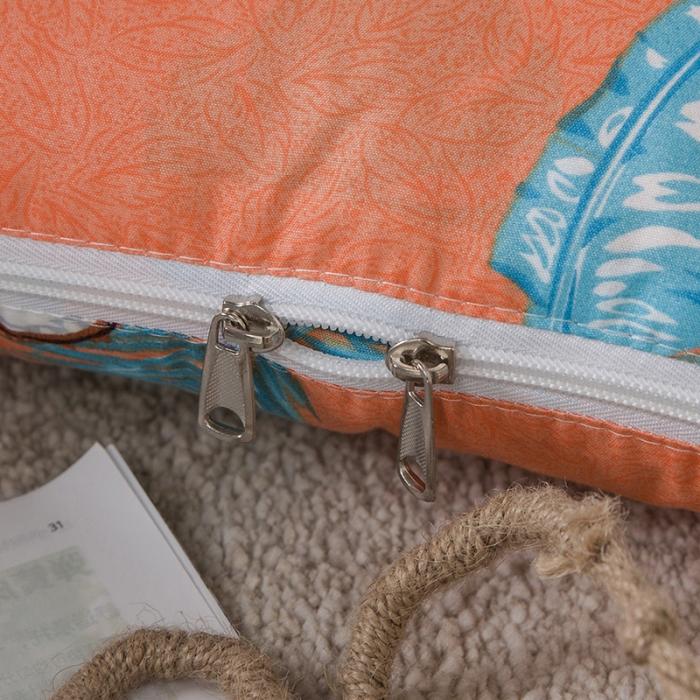 91家纺网 家纺一手货源 找家纺 宝马家纺 2022年精梳棉抱枕被 花生牛奶