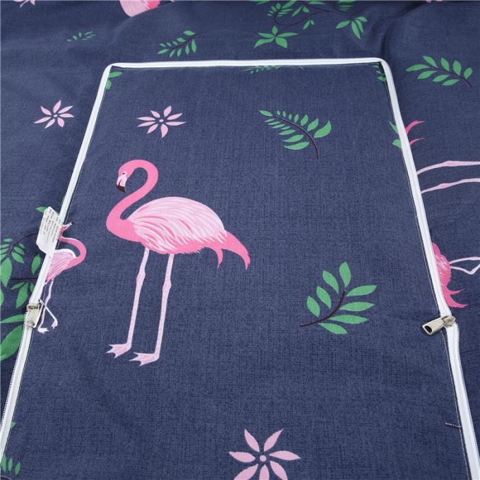 91家纺网 家纺一手货源 找家纺 宝马家纺 2022年精梳棉抱枕被 火烈鸟