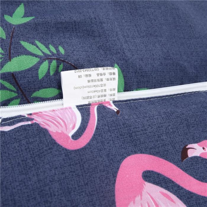 91家纺网 家纺一手货源 找家纺 宝马家纺 2022年精梳棉抱枕被 火烈鸟