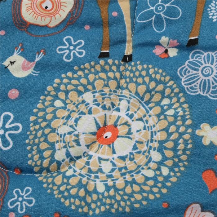 91家纺网 家纺一手货源 找家纺 宝马家纺 2022年精梳棉抱枕被 梅花三鹿