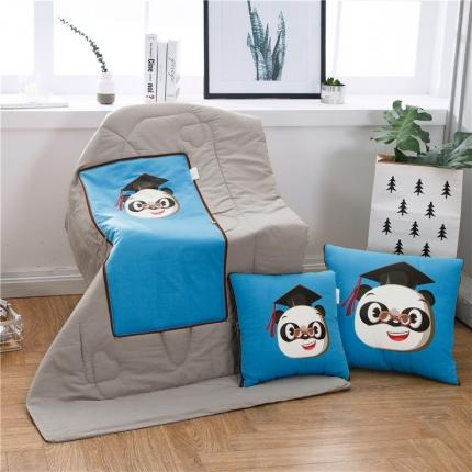 91家纺网 家纺一手货源 找家纺 （总）宝马家纺 2022全棉大板印花抱枕被