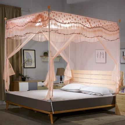 91家纺网 家纺一手货源 找家纺 伊而梦蚊帐 坐床拉链伊莉莎系列蚊帐 玉色