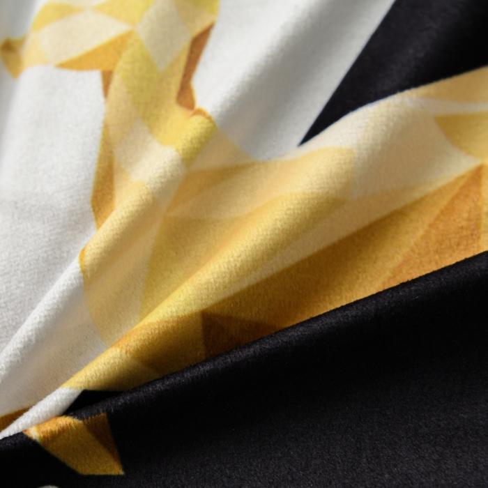 91家纺网 家纺一手货源 找家纺 宝马家纺 2022宝宝绒欧式抱枕毯 黑白世界