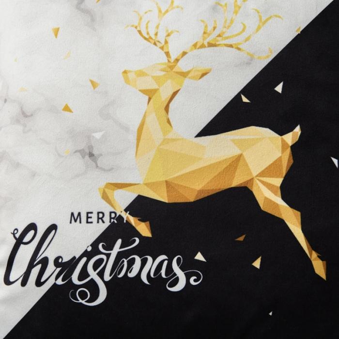 91家纺网 家纺一手货源 找家纺 宝马家纺 2022宝宝绒欧式抱枕毯 黑白世界