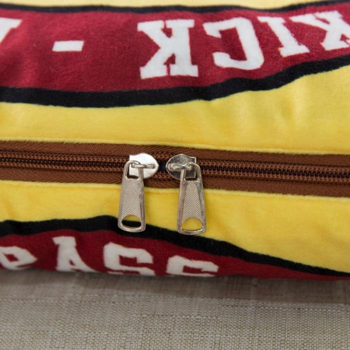 91家纺网 家纺一手货源 找家纺 宝马家纺 2022宝宝绒欧式抱枕毯 虎虎生风