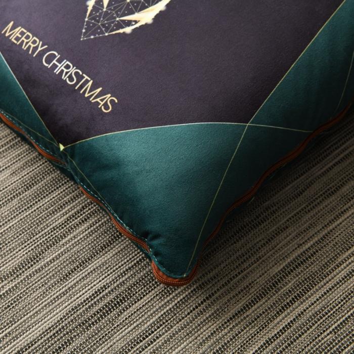 91家纺网 家纺一手货源 找家纺 宝马家纺 2022宝宝绒欧式抱枕毯 鹿野仙踪