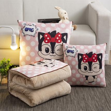 91家纺网 家纺一手货源 找家纺 （总）宝马家纺 2022荷兰绒数码印花抱枕被