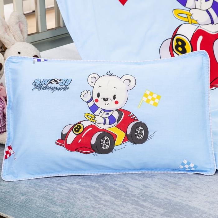 91家纺网 家纺一手货源 找家纺 乐秀家纺 2021新款全棉枕套 急速小熊