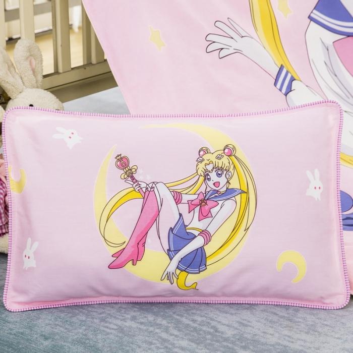 91家纺网 家纺一手货源 找家纺 乐秀家纺 2021新款全棉枕套 美少女