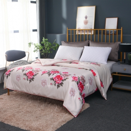 91家纺网 家纺一手货源 找家纺 （总）新款织锦稠印花子春秋被冬被夏凉被空调被芯