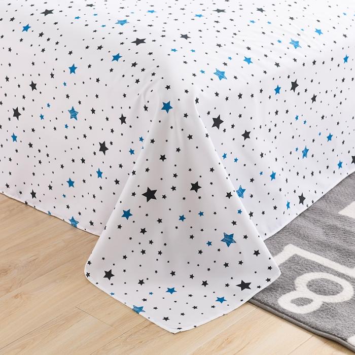 91家纺网 家纺一手货源 找家纺 赫然家纺 新款舒适柔软亲肤爆款芦荟棉四件套货源充足 繁星