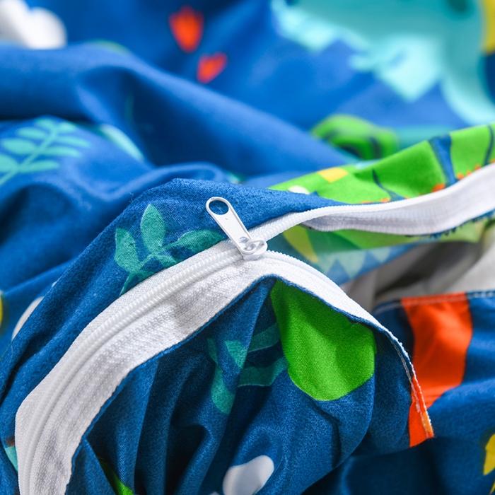 91家纺网 家纺一手货源 找家纺 赫然家纺 新款舒适柔软亲肤爆款芦荟棉四件套货源充足 恐龙岛