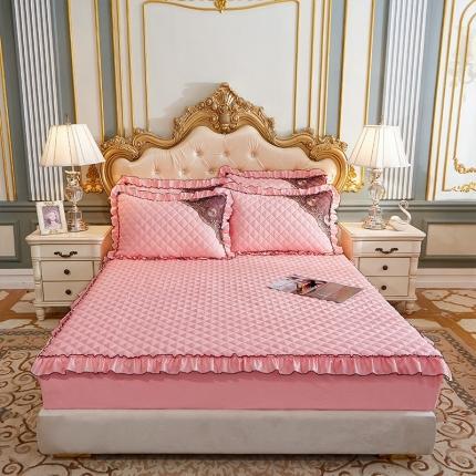 91家纺网 家纺一手货源 找家纺 （总）情恒家纺 2025新款四季款细丝斜纹夹棉单床笠